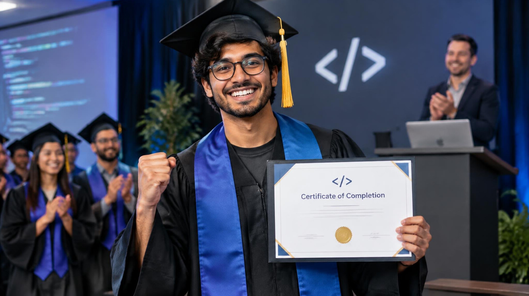 graduation ceremony for coders